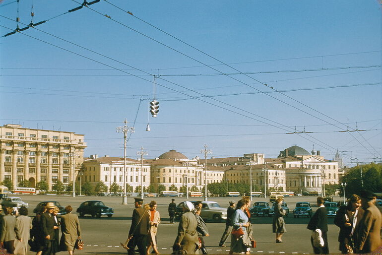 Москва 1956 года в фотографиях Жака Дюпакье 