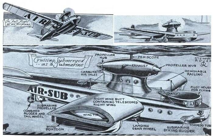 Летающая подводная лодка: как инженеры СССР пытались создать революционную машину 